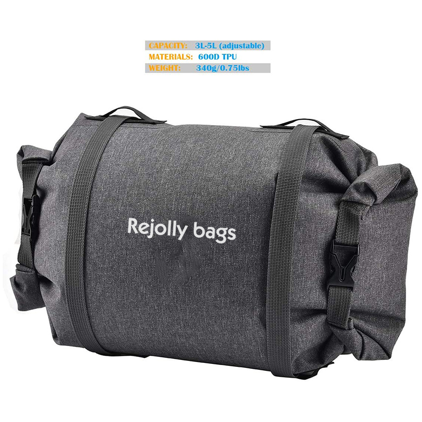 Handlebar Pack Waterproof Adjustable Front Storage Bike Pouch Bag