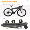 Triangle Waterproof Outdoor Saddle Frame Pouch Bike Frame Bag