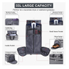 Carry on 2 in 1 Weekender Suit Bag for Men Women Convertible Garment Bag for Travel Business
