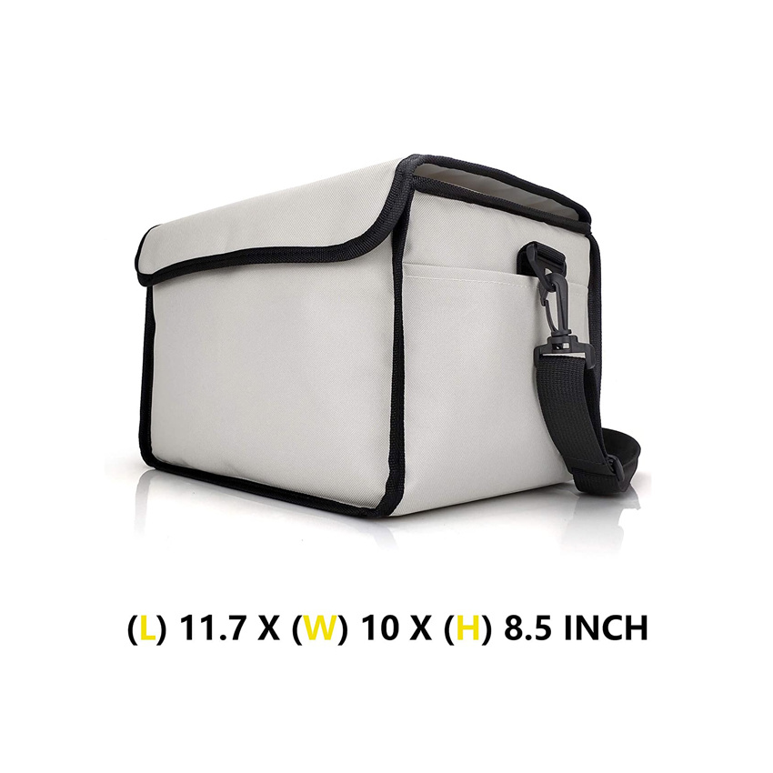 Insulated Drink Carrier Lunch Bag Picnic Basket Ice Cooler Bag Beach Bag