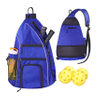 Reversible Crossbody Sling Backpack Tennis Racket Bag and Travel Sports Bag