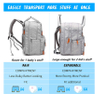 Multifunction Maternity Travel Expandable Backpack Baby Travel Diaper Bag