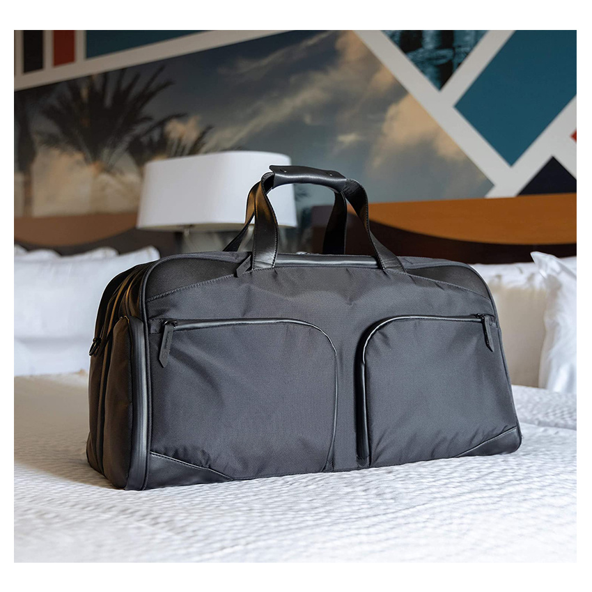 Overnight Weekender Bag Fitness Gym Sport Shoulder Bag with Shoe Compartment & Wet Pocket