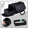 Collapsible Portable Cat Litter Box Black for Travel Light Weight Foldable Pet Carrier