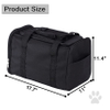 Collapsible Portable Cat Litter Box Black for Travel Light Weight Foldable Pet Carrier