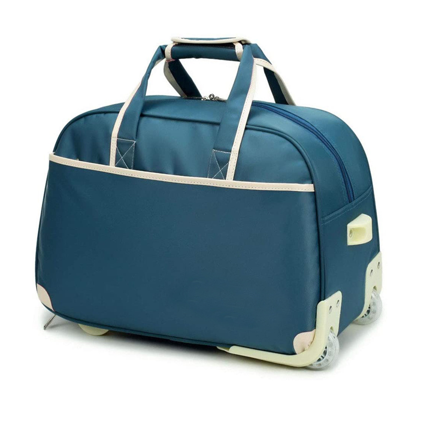 Lightweight Overnight Carry Bag Roller Travel Duffel Wheely Bag Hand Luggage
