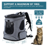 Comfort Dogs Cats Carrier Backpack Durable Pet Bag for Walk Hiking and Cycling