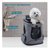 Comfort Dogs Cats Carrier Backpack Durable Pet Bag for Walk Hiking and Cycling