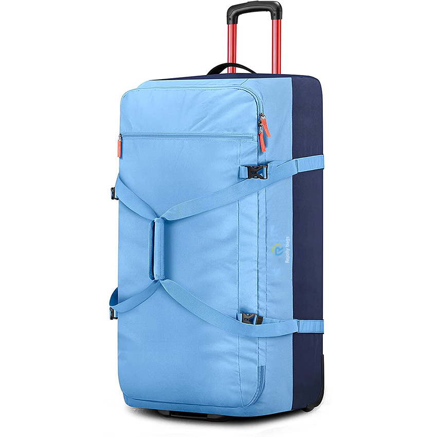 with Wheels 110L Travel Wheeled Duffel Luggage with Rollers 33 Inch Rolling Duffle Bag