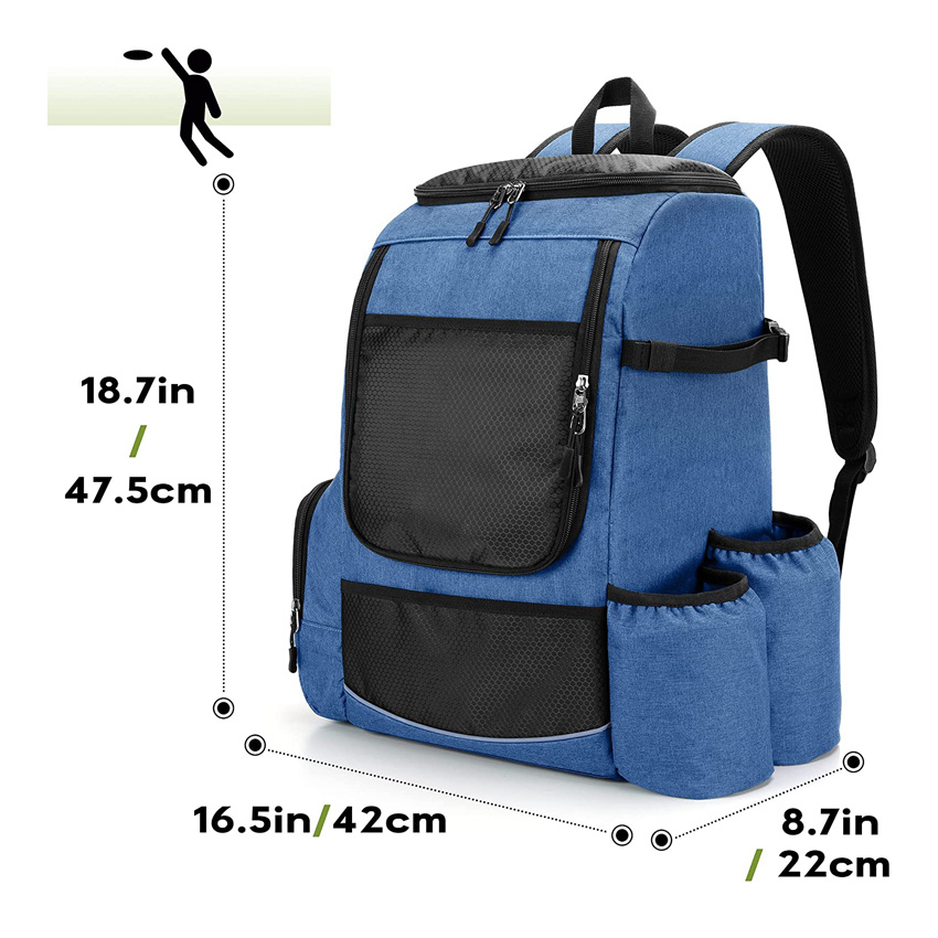 Multi-Function Disc Golf Bag Professional Frisbee Bag Tear Resistance Pet Toy Bag