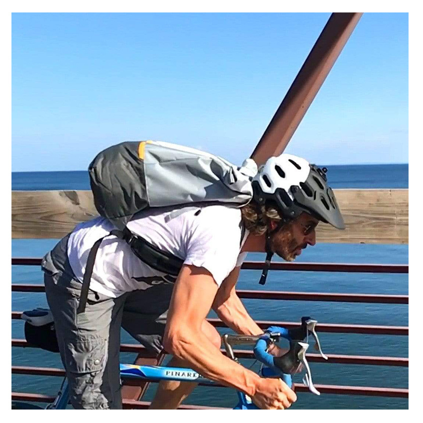 Lightweight Roll Top Laptop Backpack Fashion Outdoor Travel Luggage Bag