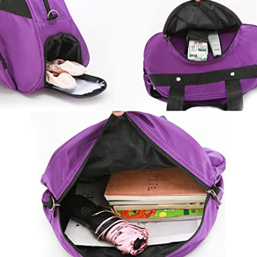 Nylon Dance Duffle Bag Garment Shoe Dance Sports Pack Travle Garment Bag for Storage