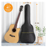 Leisure Shockproof Acoustic Instrument Guitar Packaging Bag Dust Cover Soft Guitar Backpack Case Storage Gig Bag