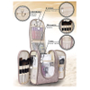 Hanging Travel Toiletry Bag for Women Hygiene Bag Bathroom and Shower Organizer Kit