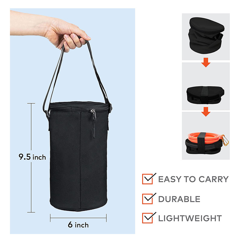 Lightweight Pet Travel Food Bag Collapsible Dog Dry Food Carry Bag