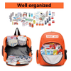 First Aid Bag Medical Backpack First Responder Trauma Treatment Hiking Travel Bag