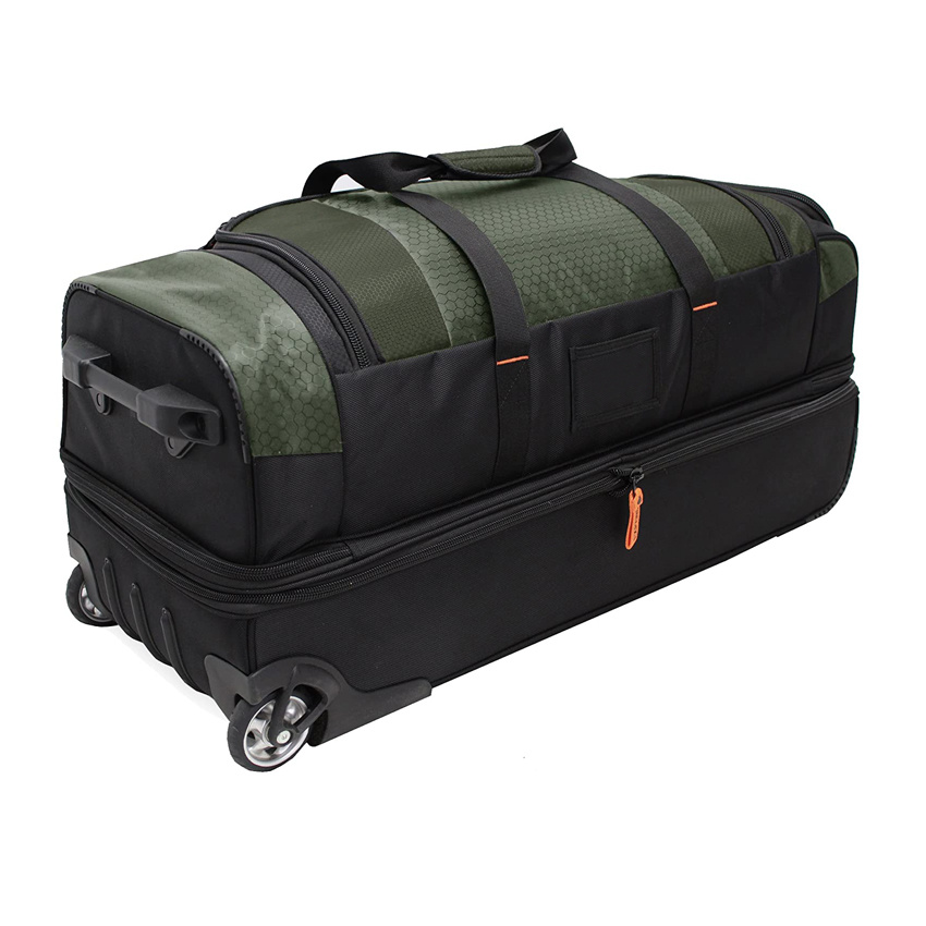 Huge Wheeled Rolling Duffel Bag Weekender Luggage Roller Bag for Man Woman