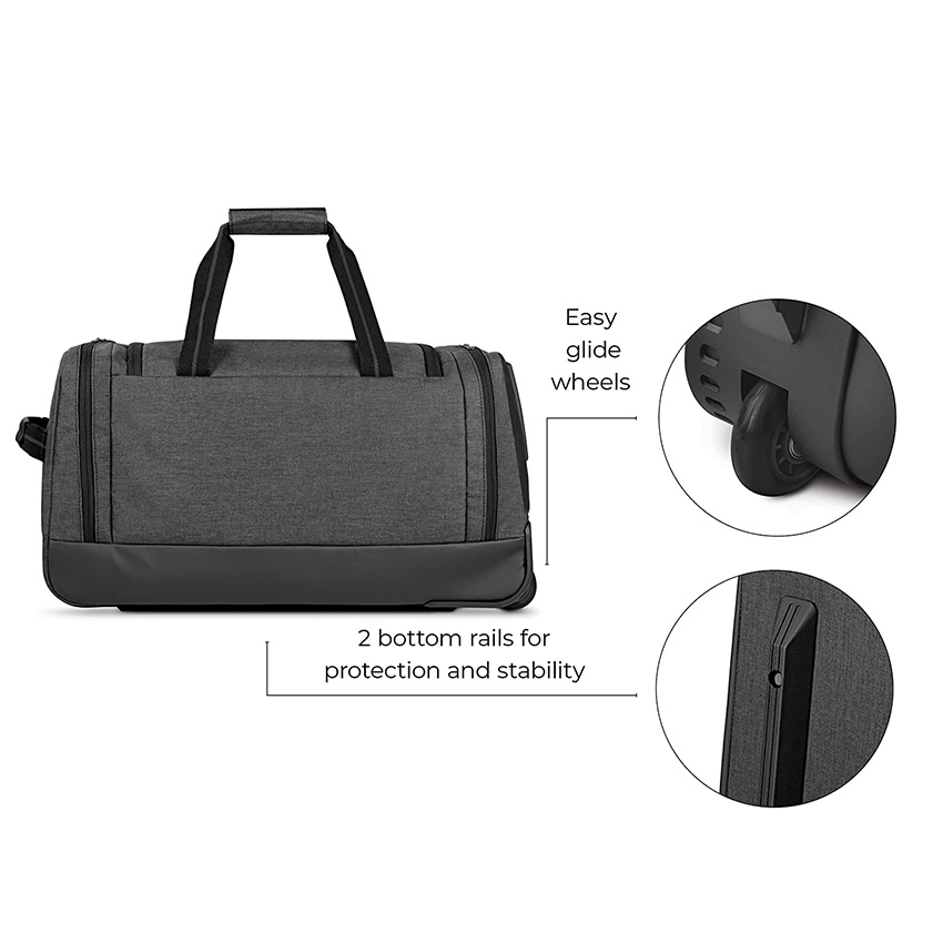 Premium Carry-on 49L Large Capacity Multifunction Wheeled Duffle Bag