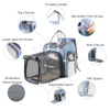 Portable Cat Backpack Tavel and Hiking Cat Carrier Bags Pet Bag with Breathable Mesh Window