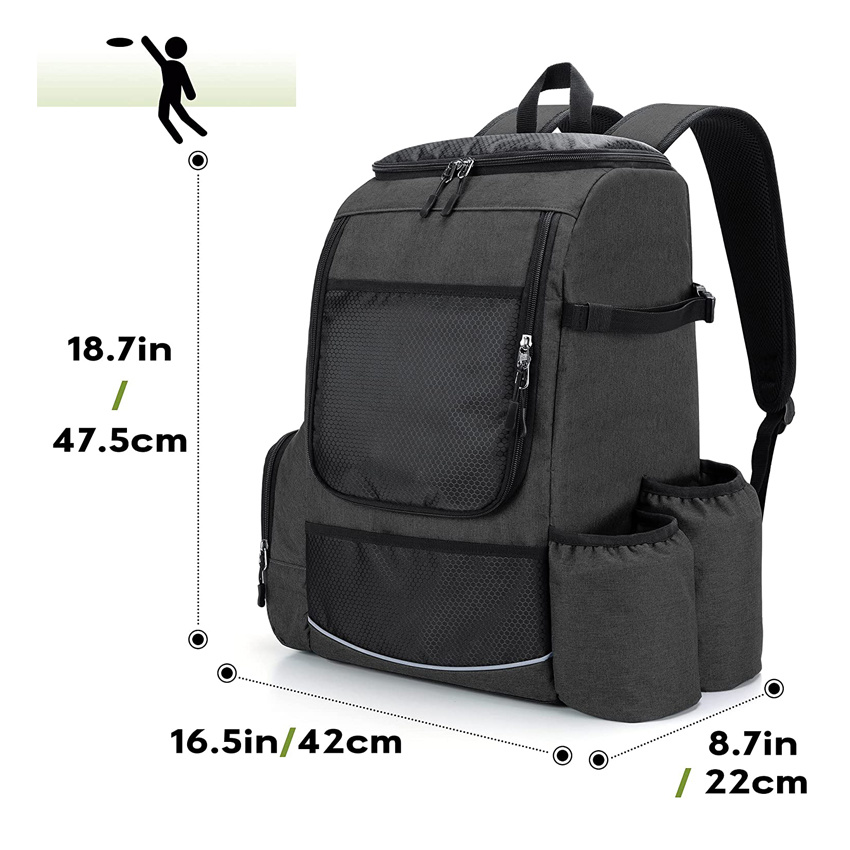 Large Capacity Disc Golf Backpack Frisbee Golf Bag Professional Outdoor Sports Bag