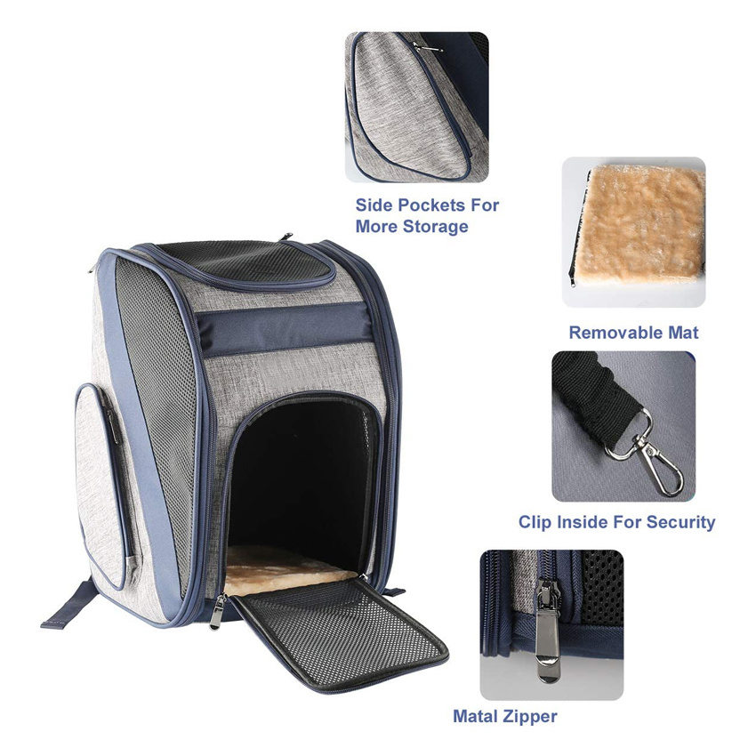 Professional Pets Carrying Backpacks Breathable Dog Carrier Bag Wholesale Pet House