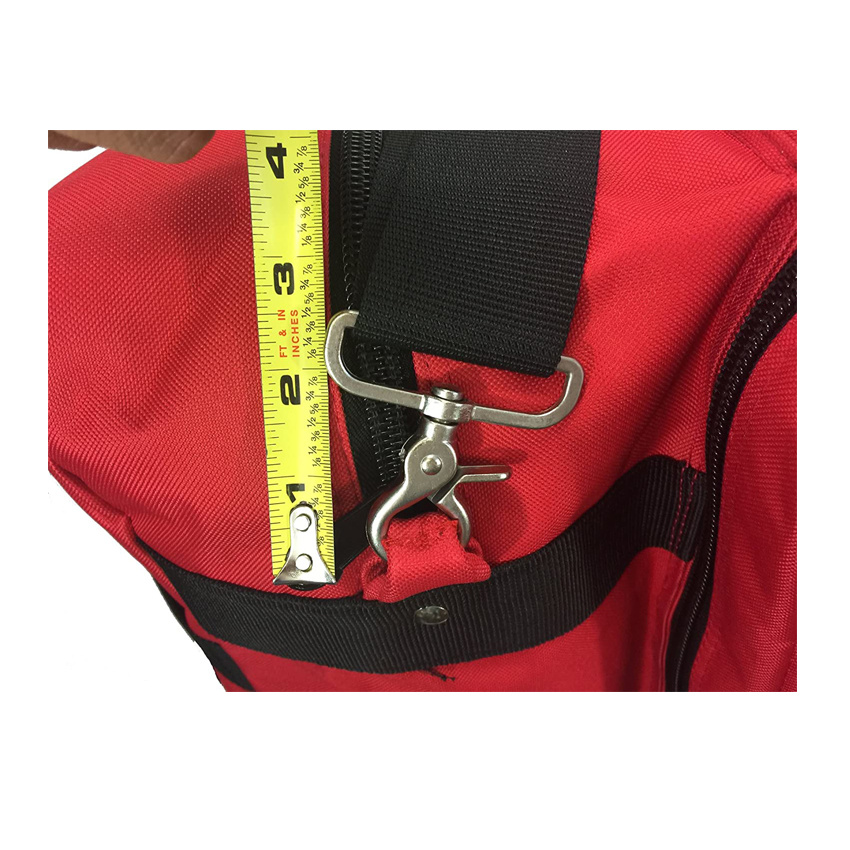 Firefighter Gear Bag Heavy Duty Fireman Equipment Bag Red Emergency Paramedic EMT Bag