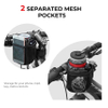 Bike Cup Holder Bicycle Water Bottle Holder Handlebar Drink Holder with Mesh Pockets Phone Bag