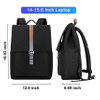 Fashion School Bookbag Vintage Business Work Commuter Backpack for Men Women