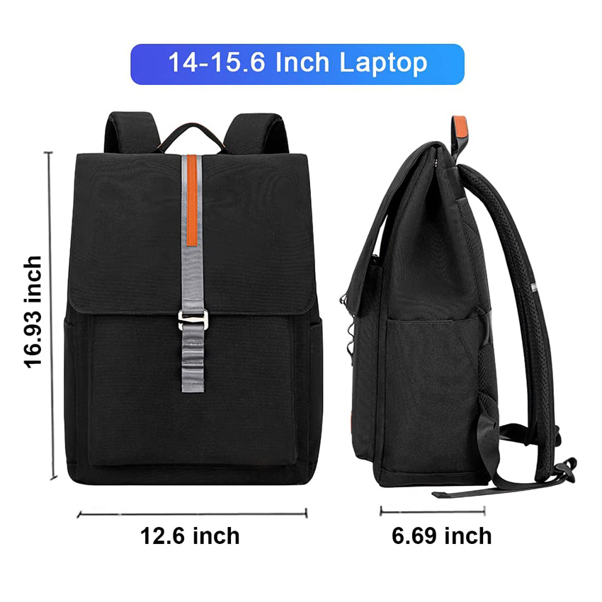 Fashion School Bookbag Vintage Business Work Commuter Backpack for Men Women