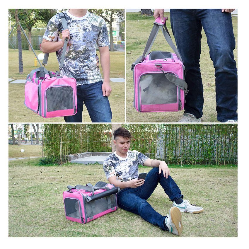 Pet Supply Dog Carrier Bag Pet Cage Travel Tote Bag for Dog and Cat