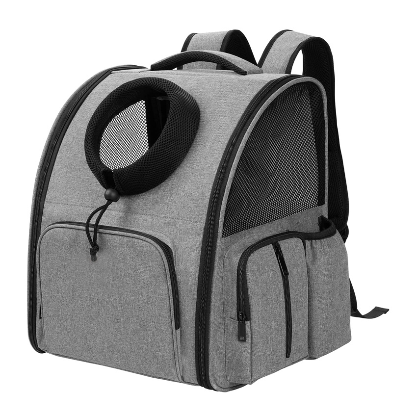 Pet Bag Dog Carrier Front Pack Breathable Head-out Bag for Travel Hiking Camping Use