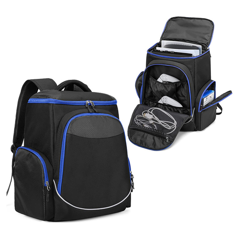 Gaming Console Backpack Compatible with PS5/PS4/PS4 PRO/PS4 Slim/xBox One/xBox One X/xBox One S