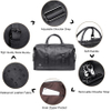 Weekender Overnight Bag Waterproof Leather Large Carry on Bag Travel Tote Duffel Bag for Men or Women Duffel Bags