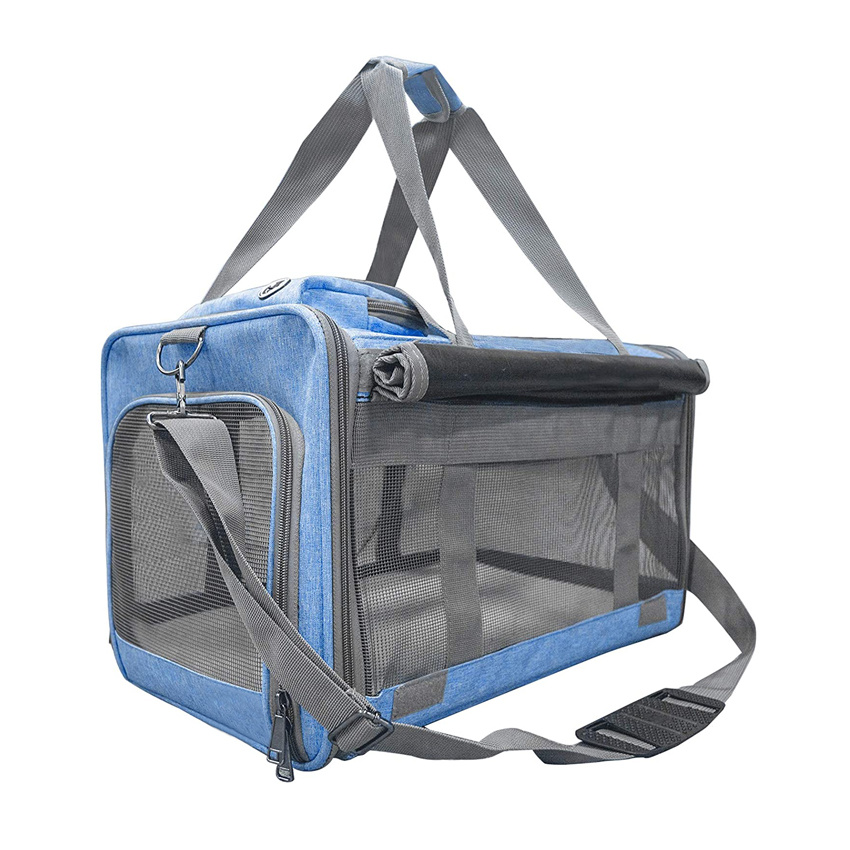 Cat Carriers Dog Soft-Sided Cage Large Pet Carrier Bag for Comfortable Traveling