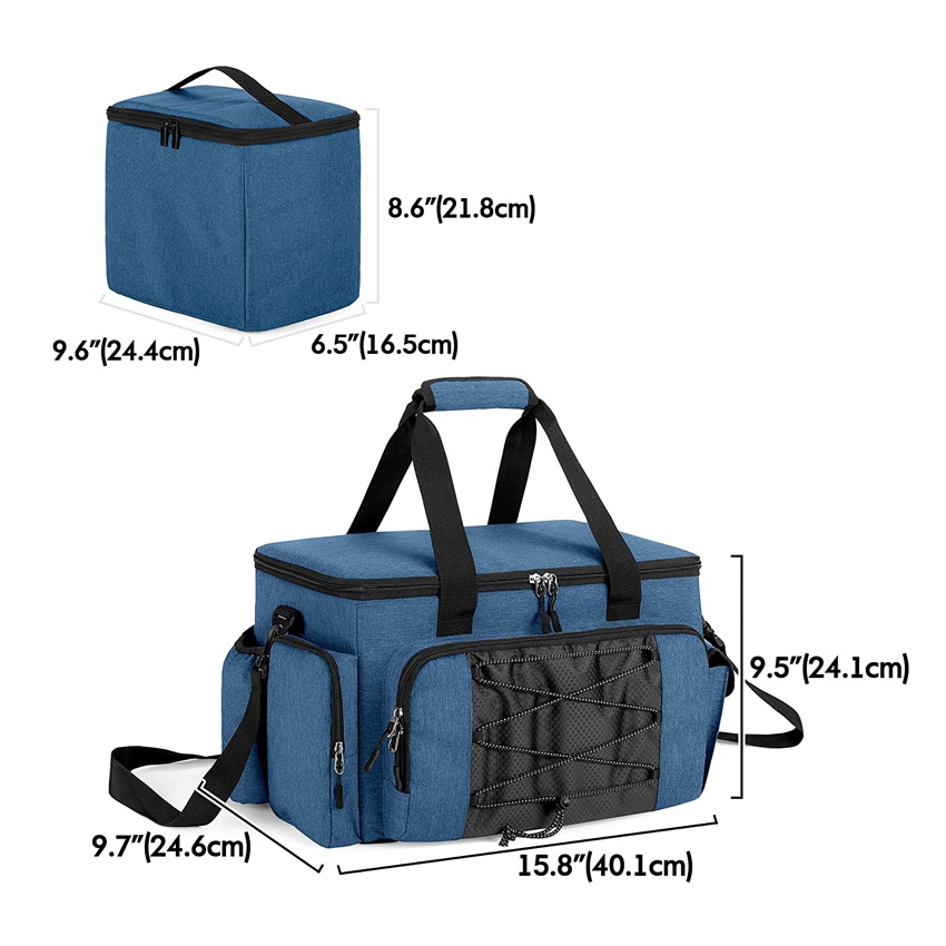 Portable Disc Golf Bag Ice Cooler Bag Lightweight Frisbee Bag Foldable Dog Frisbee Bag