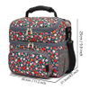 Double Layer Cooler Insulated Lunch Bag Food Tote Bag Foldable Bottle Bag