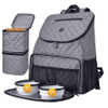 Perfect Weekend Pet Travel Set Dog Travel Bag Pet Owner Multi-Use Dog Outdoor Bag