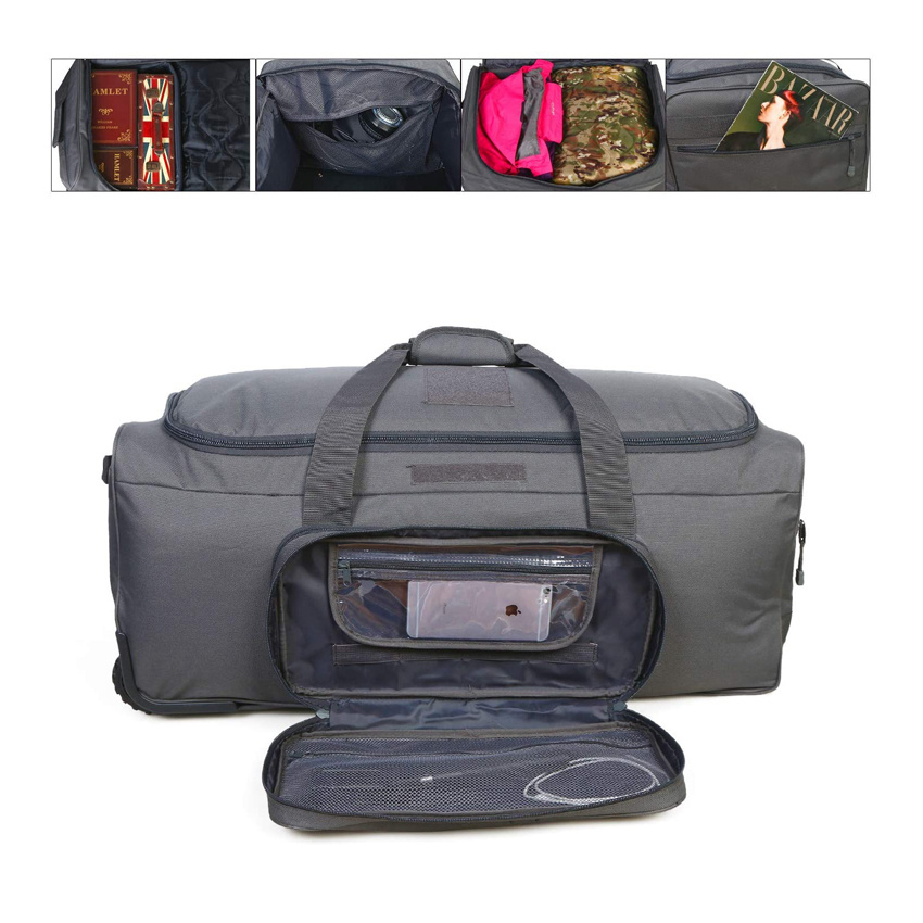 Large Capacity Luggage Bag Rolling Travel Bag Outdoor Trolley Bag