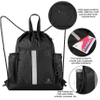 with Shoe Compartment and Two Water Bottle Holder Sport Gym Bag