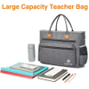 Teacher Bag for Work, Messenger Shoulder Bag Fits 15.6 Inch, Business Handbag Satchel Purse Tote Bag