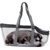 Foldable Breathable Pet Dog Carrier Tote Bag Outdoor Soft Portable Soft-Sided Mesh