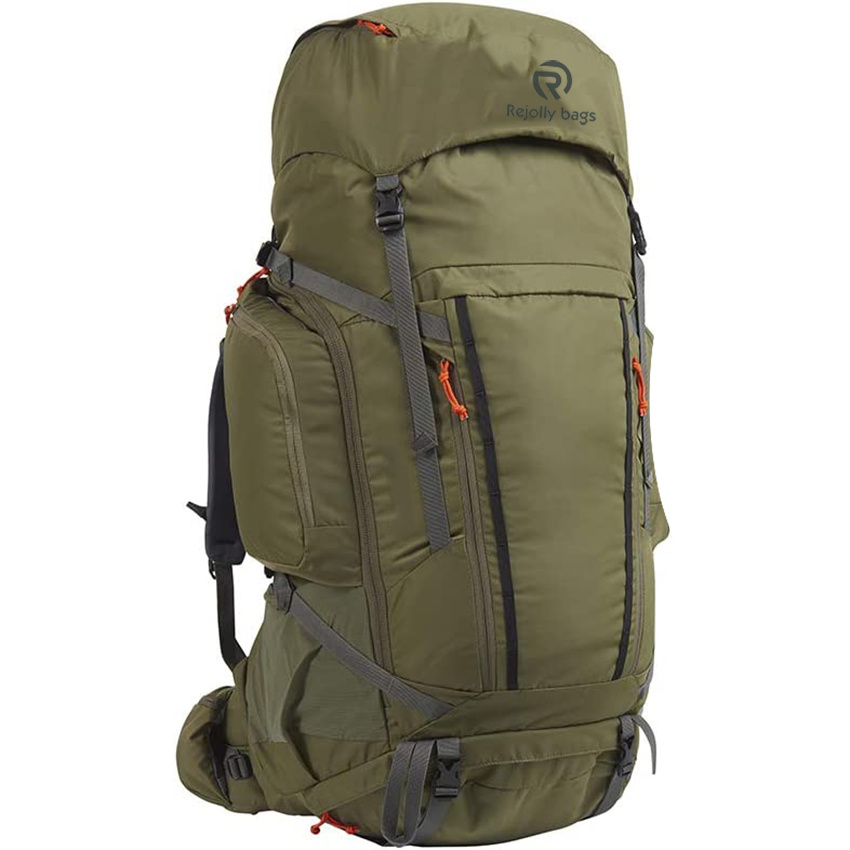 Large Capacity Design Waterproof 105 Liter Backpack, Men′s and Women′s Hiking, Backpacking, Travel Backpack