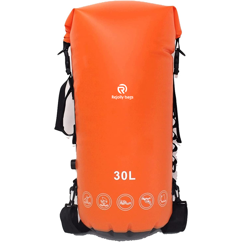 Swimming Bag 30L Inflatable Waterproof Bags River Trekking Storage Dry Sack Bag for Canoe Kayak Rafting Surfing Spelunking Backpack