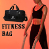 Fitness Gym Bag with Shoe Compartments Waterproof Sports Travel Yoga Getaway Lightweight Swim Duffel Bag