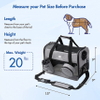 Pet Carrier for Small Medium Cat Dog Puppy Soft Sided Collapsible Pockets for Water Bottle and Bowl Safety Locking Zippers Tsa Airline Approved Travel Bag Kitte