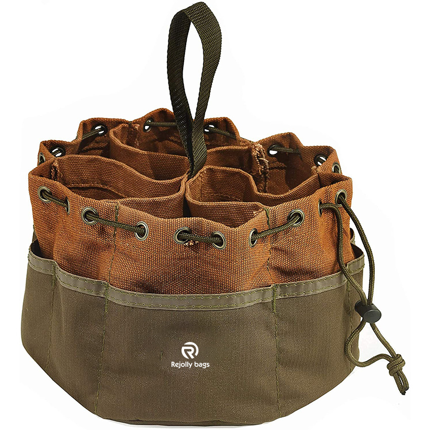 Bucket Boss Parachute Tool Bag Small Parts Bag in Brown