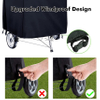 Gas Grill Covers, 30 Inch BBQ Grill 600d Heavy Duty Waterproof, Outdoor Barbecue Cover Non-Fade and Rip Proof Fits Grills of Weber Grill Cover