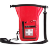 Waterproof First Aid Kit Bag Empty Roll Top Boat Emergency Sports Storage Adjustable Durable Red for Boating