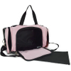 Hot Sale Sports Duffle Bag Gym Bag Travel Duffel with Adjustable Strap in Pink