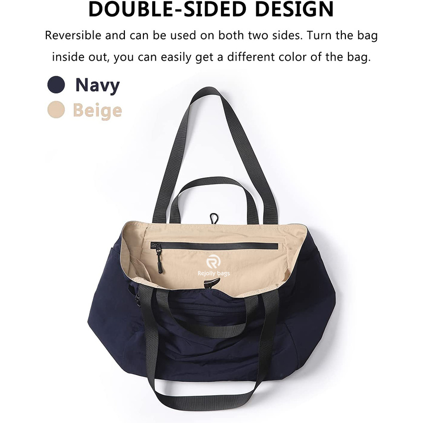 Women Sports Gym Bag, Foldable Travel Totes Duffel Bag, Outdoor Weekend Bag, Lightweight Luggage Duffle Backpack, Shoulder Handbag for Men Tote Bag